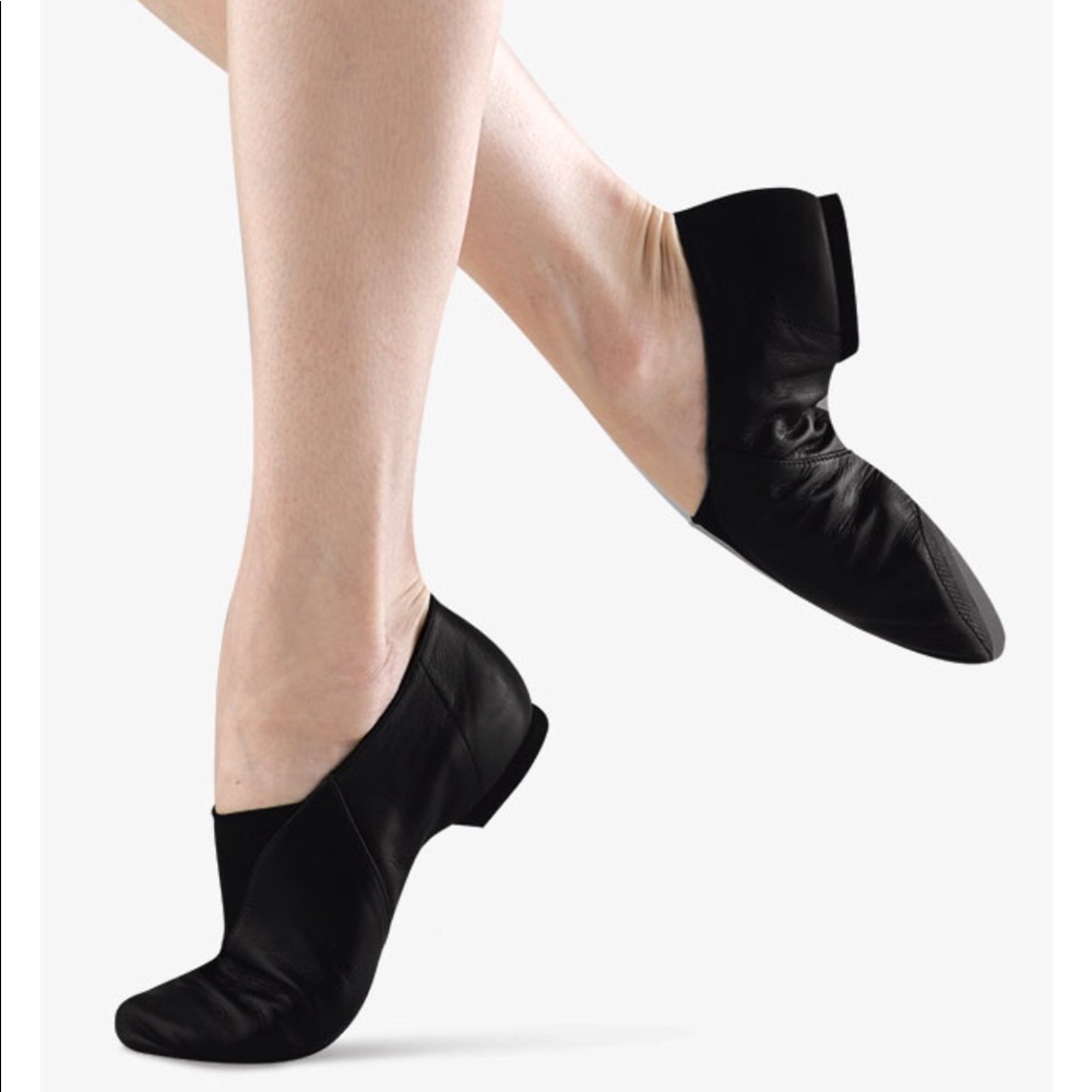 Bloch Black Leather Jazz Shoes